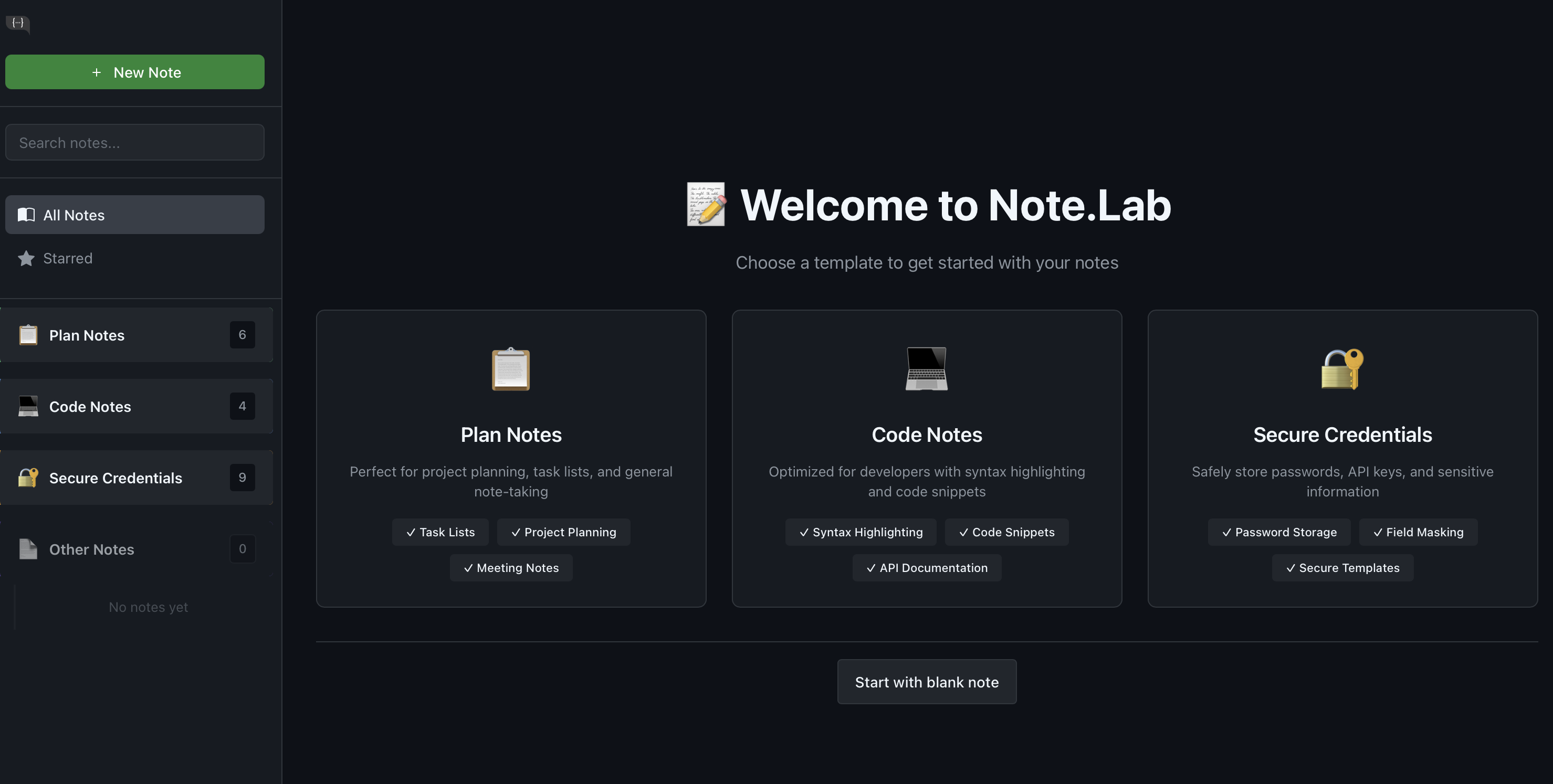 Note Lab Preview
